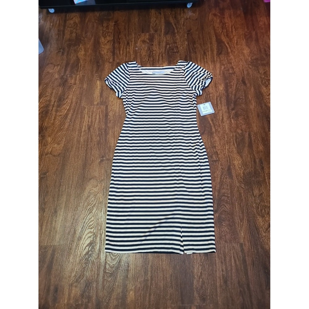 Marc New‎ York Andrew Marc Dress size 12 Navy/Ivory NWT